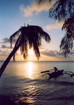 This photo of Zanzibar, Tanzania at sunset was taken by photographer Cristiano Galbiati of Milan.
